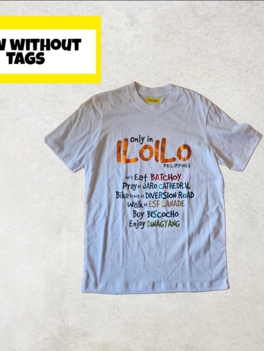 NWOT/  Unisex Fiesta  Iloilo Graphic Travel Tee - Small